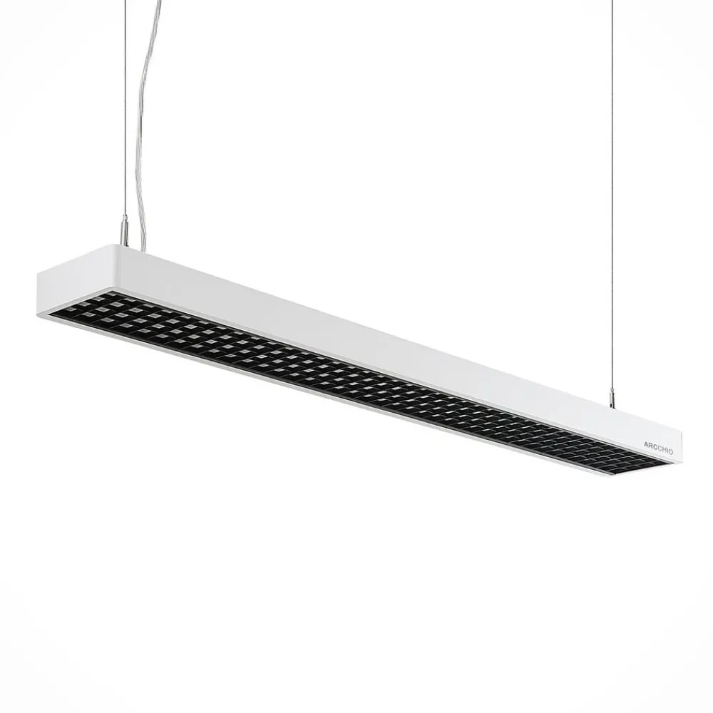Arcchio Arbejdsrum/Kontor|Pendellamper > Susi LED-kontorhængelampe, hvid, 120 cm, 4.000K, DALI