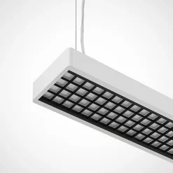 Arcchio Arbejdsrum/Kontor|Pendellamper > Susi LED-kontorhængelampe, hvid, 120 cm, 4.000K, DALI
