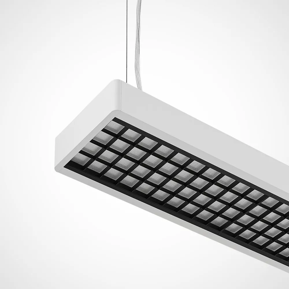 Arcchio Arbejdsrum/Kontor|Pendellamper > Susi LED-kontorhængelampe, hvid, 120 cm, 4.000K, DALI