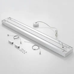Arcchio Arbejdsrum/Kontor|Pendellamper > Susi LED-kontorhængelampe, hvid, 120 cm, 4.000K, DALI