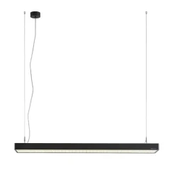 Arcchio Arbejdsrum/Kontor|Pendellamper > Susi LED-kontorhængelampe, sort, 120 cm, 4000K, DALI