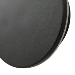 Arcchio Væglamper|Terrassebelysning > udendørs LED-væglampe Gravo, Ø 16 cm, sort, IP65