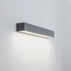 Arcchio Væglamper > udendørs LED-væglampe Lengo, 50 cm, 1 lyskilde, grå, CCT