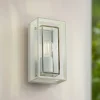 Arcchio Væglamper > udendørs væglampe Ismera, hvid, IP65, glas, E27