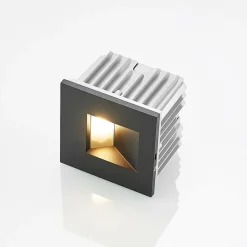 Væglamper ^ Arcchio vægindbygningslampe Zamo, G9, sort, 12 cm, IP65
