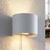 Arcchio Væglamper|Væglamper > væglampe Zuzana, rund, hvid, stik, G9, 13 cm