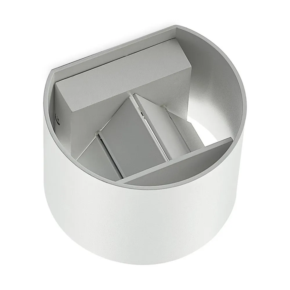 Arcchio Væglamper|Væglamper > væglampe Zuzana, rund, hvid, stik, G9, 13 cm