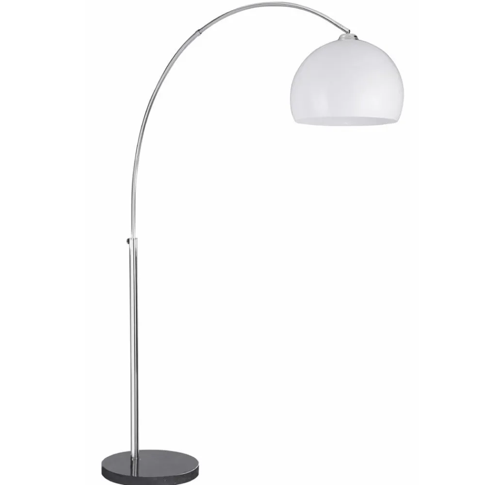 Gulvlamper ^ Searchlight Arcos buelampe med marmorfod