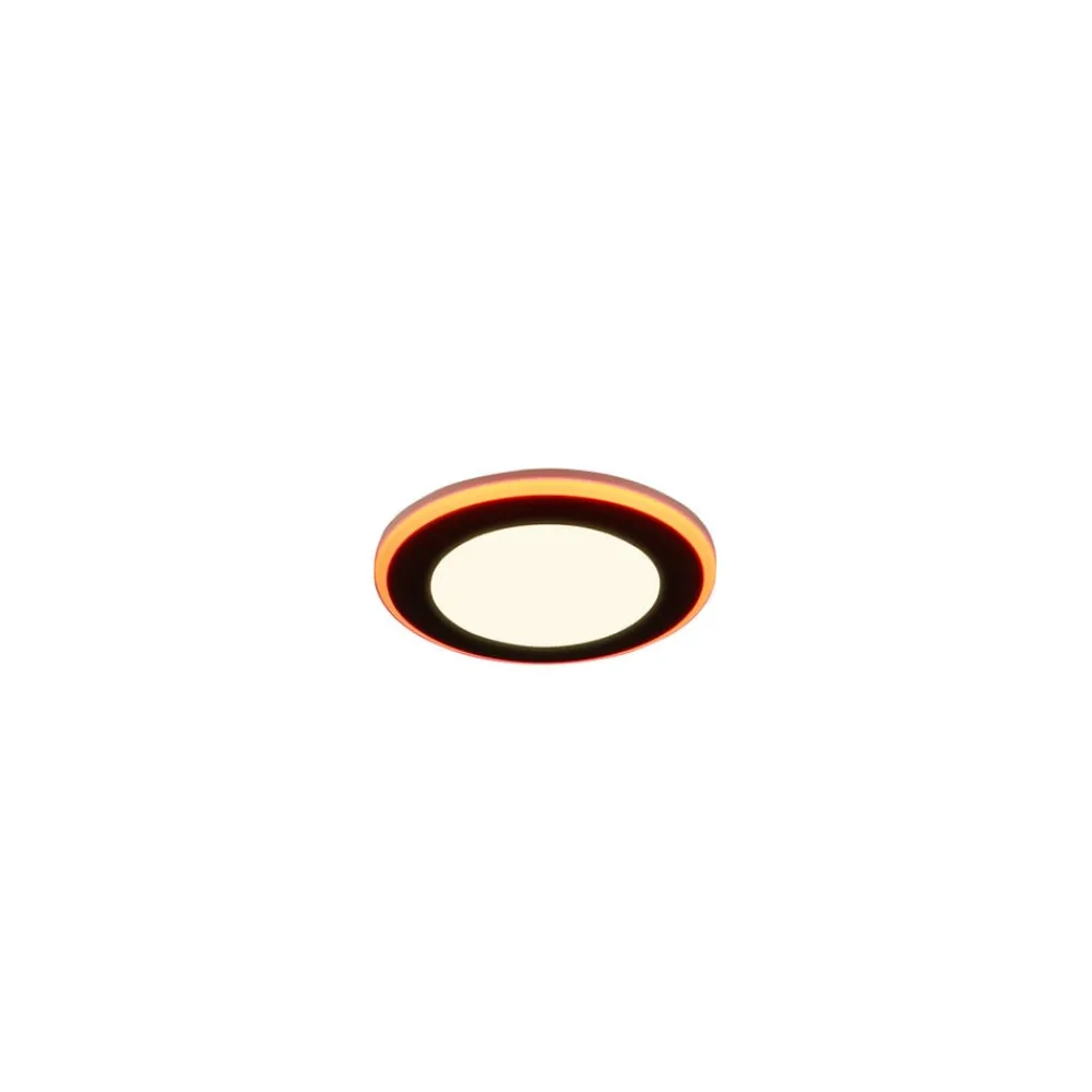 Trio Lighting Indbygningsspots > Argus LED-downlight RGBW fjernbet Ø8cm sort