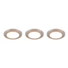 Trio Lighting Indbygningsspots > Argus LED-downlight RGBW fjernbet 3er krom