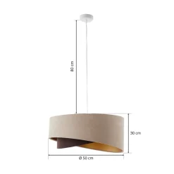 Maco Design Pendellamper > Arianna pendel i lagdelt look, 2-farvet