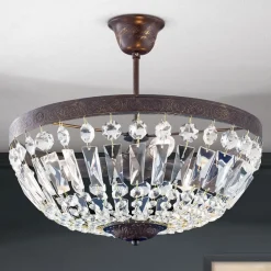 ORION Loftlamper > Arila loftlampe, krystalkæder, Ø 40 cm