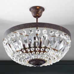 ORION Loftlamper > Arila loftlampe, krystalkæder, Ø 40 cm