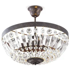 ORION Loftlamper > Arila loftlampe, krystalkæder, Ø 40 cm
