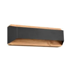Trio Lighting Væglamper|Væglamper > Arino LED-væglampe, sort, bredde 35,2 cm