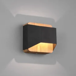 Trio Lighting Væglamper|Væglamper > Arino LED-væglampe, sort, bredde 12,2 cm