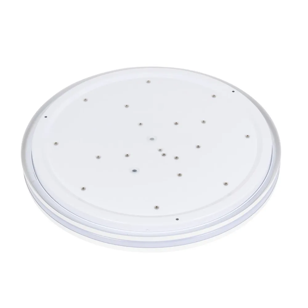 Lindby Gang|Loftlamper > Arnim LED-loftlampe, hvid, plast, Ø 49 cm, IP44