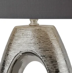 Searchlight Bordlamper > Artisan bordlampe med stofskærm