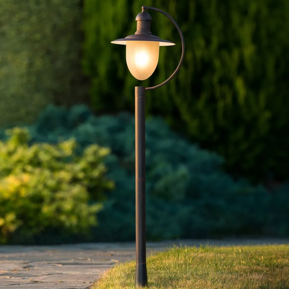 Lucide Gadebelysning > Aruba vejlampe, rustbrun