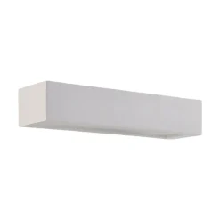 Lindby Gang|Væglamper > Arya væglampe, op/ned, hvid, gips, G9, 2 lyskilder, kan males