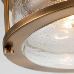 KICHLER Loftlamper > Ashland Bay loftlampe til bad, Ø 30,5 cm, messing
