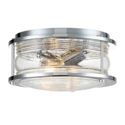 KICHLER Loftlamper > Ashland Bay loftlampe til bad, Ø 30,5 cm, krom