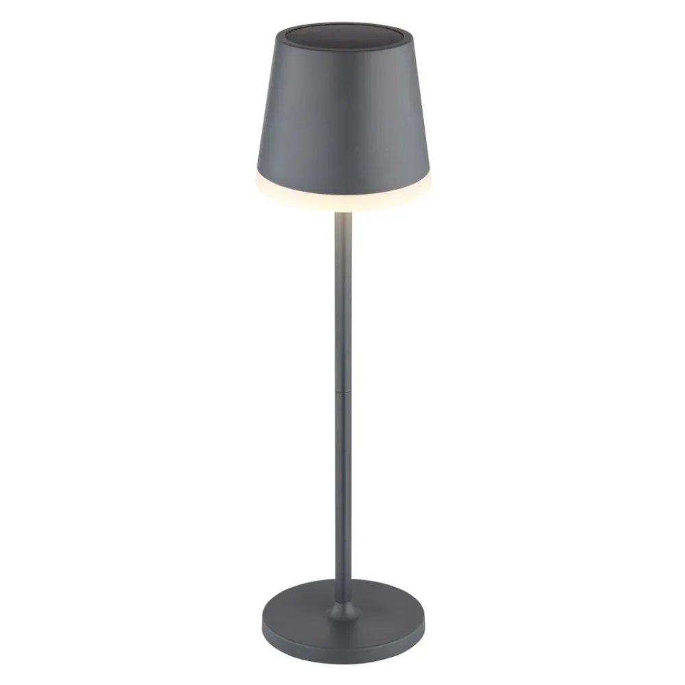 Globo Dekorationsbelysning|Solcellelamper > 36637A solcelle-bordlampe, IP44, antracit