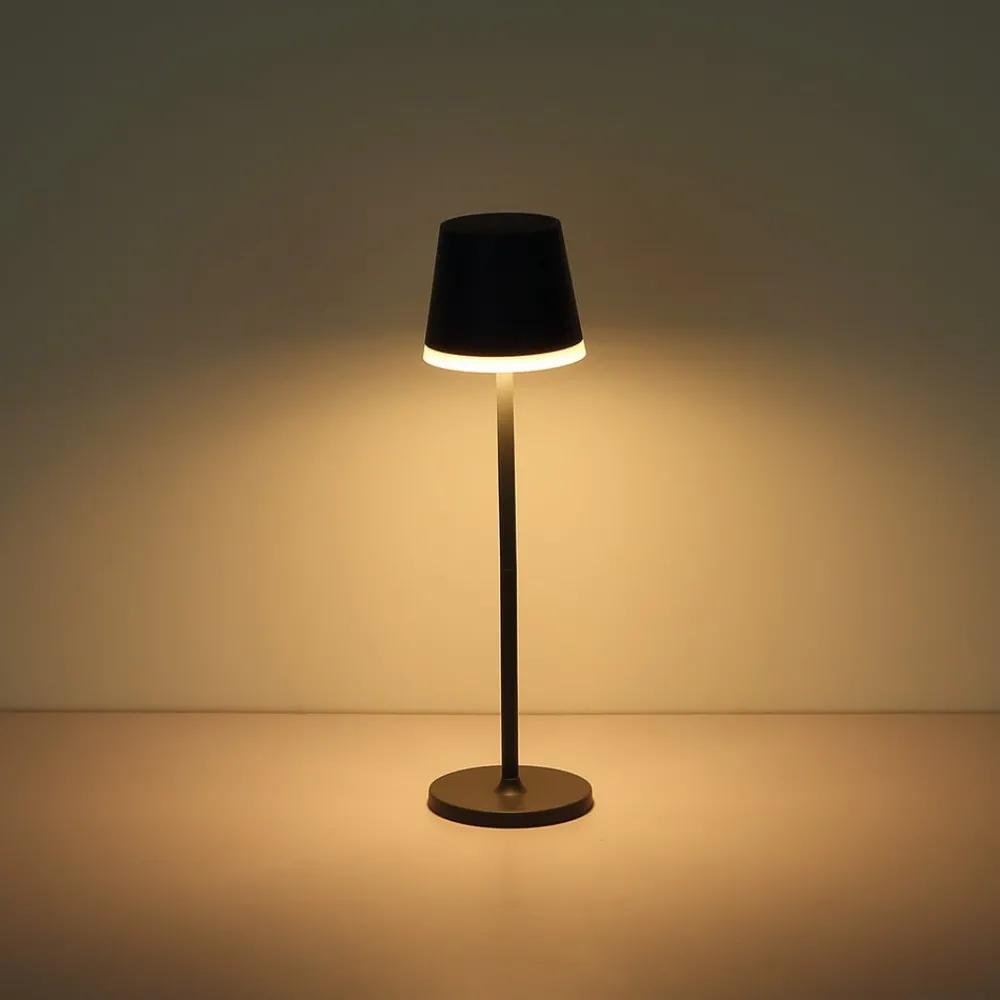 Globo Dekorationsbelysning|Solcellelamper > 36637A solcelle-bordlampe, IP44, antracit