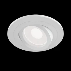Indbygningsspots ^ Maytoni Atom indbygningsspot, GU10, hvid, rund ramme