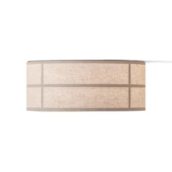 Audo Copenhagen Loftlamper > Audo loftlampe Hashira, naturfarve, hør, Ø 50 cm