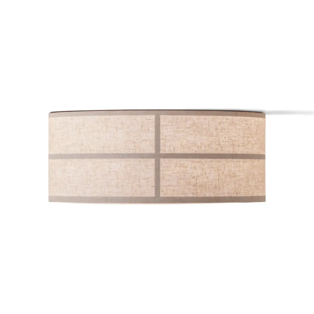 Audo Copenhagen Loftlamper > Audo loftlampe Hashira, naturfarve, hør, Ø 50 cm
