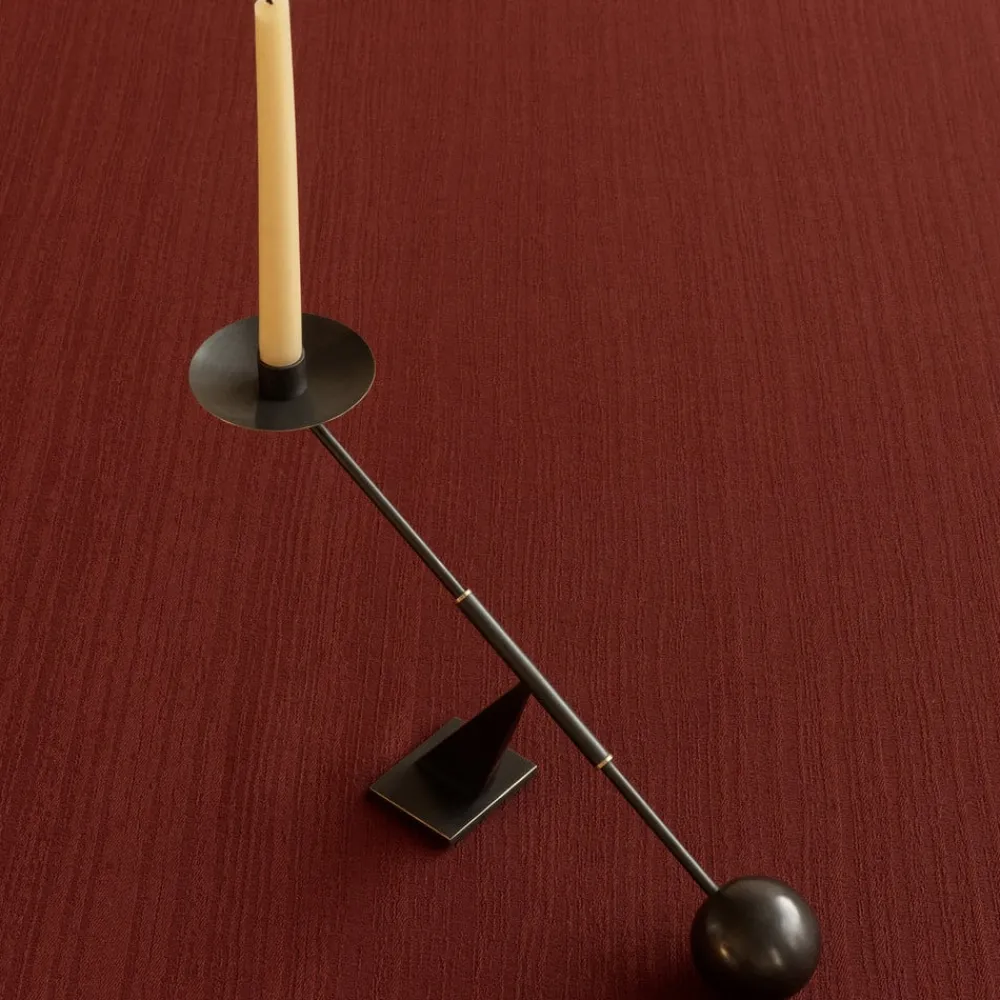 Møbel Og Interiør ^ Audo Copenhagen Audo lysestage Interconnect, bronze, højde 25,5 cm