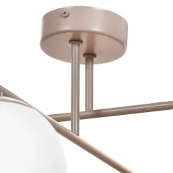 Domiluce Loftlamper > Aurora loftlampe, beige, Ø 50 cm, 4 lyskilder, glas, E14