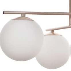 Domiluce Loftlamper > Aurora loftlampe, beige, Ø 50 cm, 4 lyskilder, glas, E14