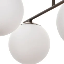 Domiluce Gang|Loftlamper > Aurora loftlampe, brun, Ø 50 cm, 4 lyskilder, glas, E14