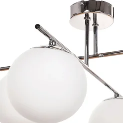 Loftlamper|Loftlamper ^ Domiluce Aurora loftlampe, krom, Ø 50 cm, 4 lyskilder, glas, E14