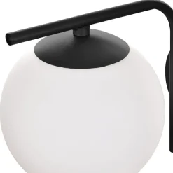 Domiluce Væglamper|Væglamper > Aurora væglampe, sort, glas, 17 cm høj, kugle, E14