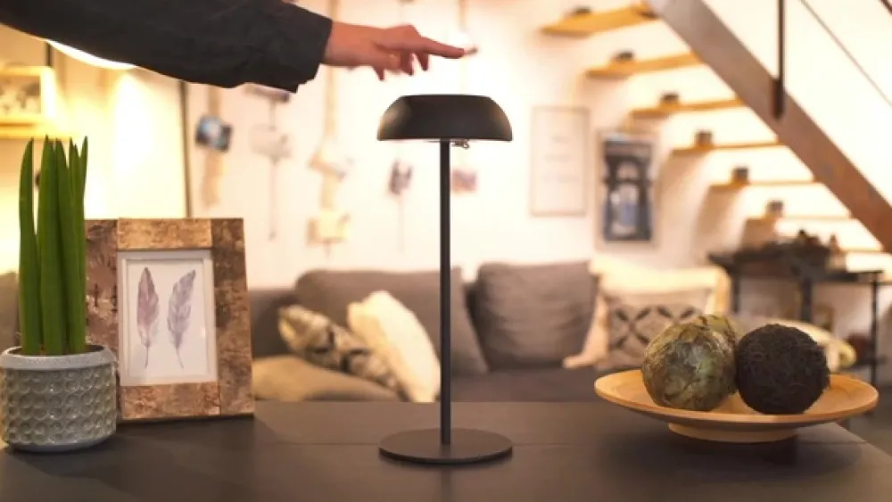 Axo Light Dekorationsbelysning|Terrassebelysning > Axolight Float LED-bordlampe, mauve