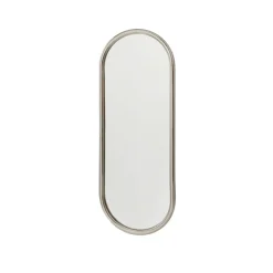 AYTM Møbel Og Interiør > Angui-spejl, sølvfarvet, højde 78 cm, glas, stål