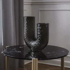 AYTM Møbel Og Interiør > Arura-vase, sort, højde 40 cm, bredde 34 cm, glas