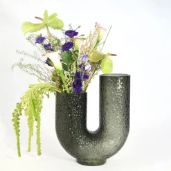 AYTM Møbel Og Interiør > Arura-vase, sort, højde 40 cm, bredde 34 cm, glas