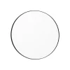AYTM Møbel Og Interiør > Circum-spejl, klar/sort, Ø 70 cm, glas, MDF-træ
