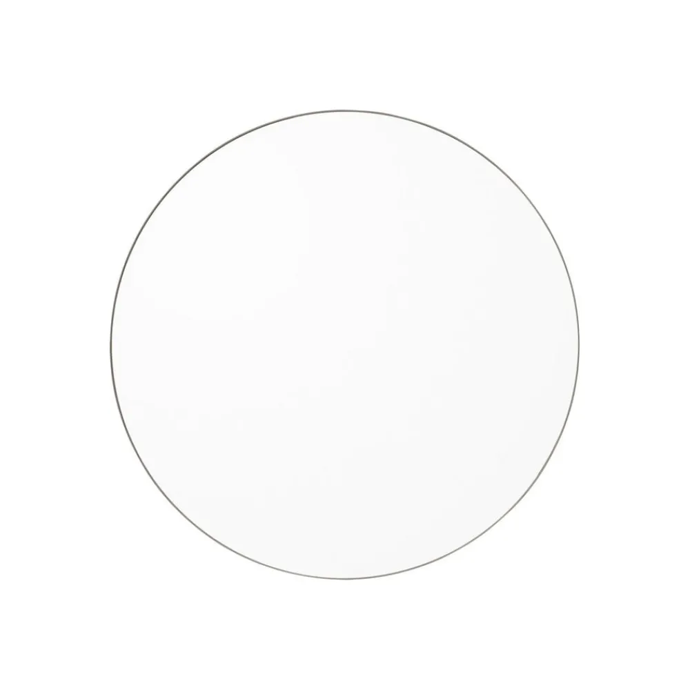 AYTM Møbel Og Interiør > Circum-spejl, klart/gråbrunt, Ø 70 cm, glas, træ