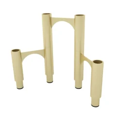AYTM Møbel Og Interiør > Compono lysestage, guld, h 12 cm, aluminium, sæt med 3 stk