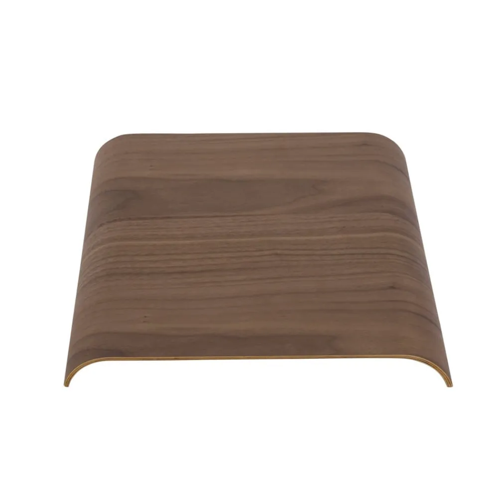 AYTM Møbel Og Interiør > Curva-bakke, valnøddefarvet, 33 x 32 x 4 cm, træ