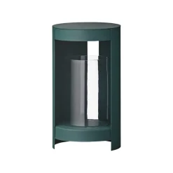 Møbel Og Interiør ^ AYTM lygte Ora, mørkegrøn, højde 28,2 cm, glas, aluminium