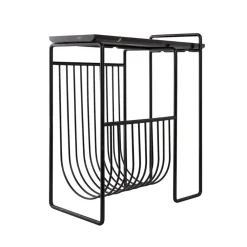 Møbel Og Interiør ^ AYTM Magasinholder Sino, sidebord, sort