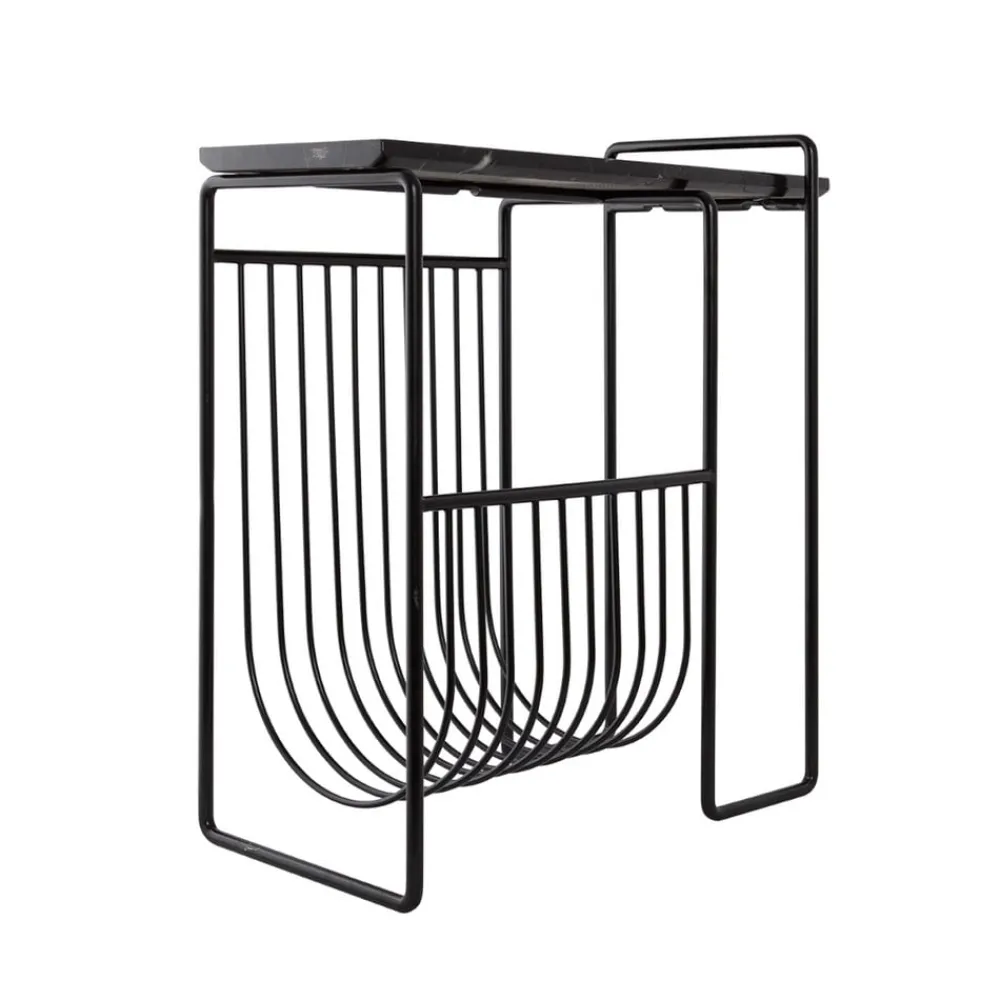 Møbel Og Interiør ^ AYTM Magasinholder Sino, sidebord, sort