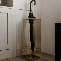 AYTM Møbel Og Interiør > -paraplyholder Curva, guldfarvet, højde 56 cm, stål