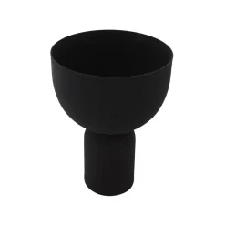 AYTM Møbel Og Interiør > Torus urtepotte, sort, Ø 22 cm, højde 30,6 cm, jern